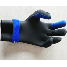 Black neoprene boot gloves diving 3mm